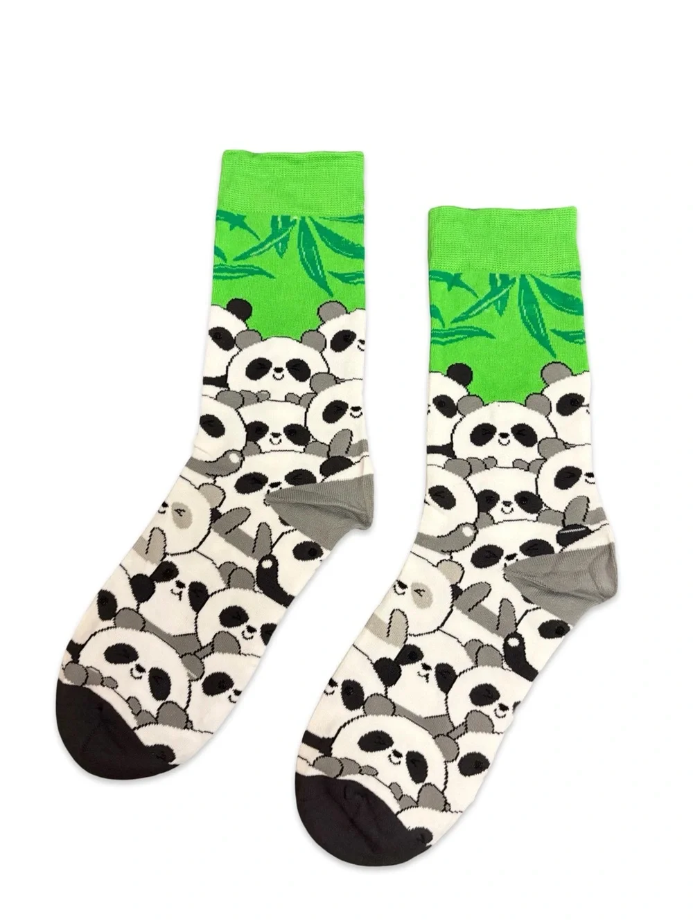 Panda Bamboo Novelty Crew Socks One Size Fits Most
